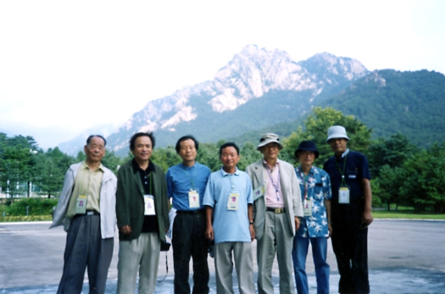 2005년 8월 금강산에서
