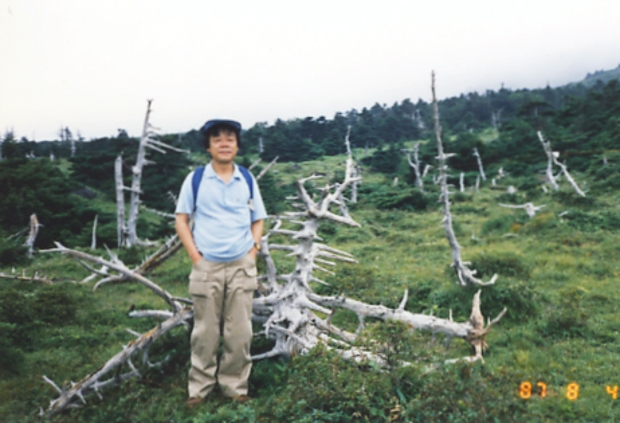 1987년 한라산 고사목지대에 서다