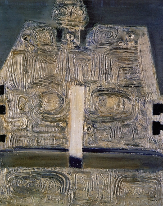 회화M 10-1963 (1963 캔버스에 혼합재료 162x130cm) LEEUM 삼성미술관 소장