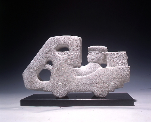 공생(共生) 2000년작 67x15x37 大理石