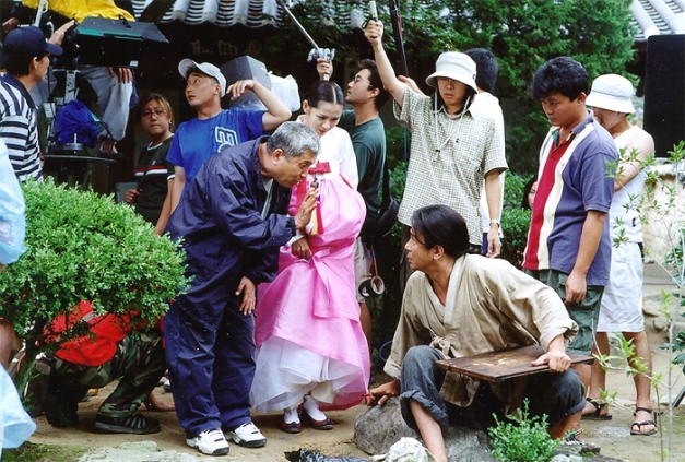 2002년 취화선 촬영현장