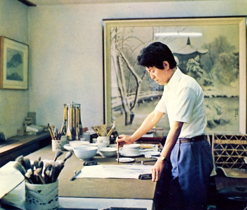 1976년 작업실에서