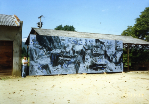 1990년 연기군 합강리 작업실에서