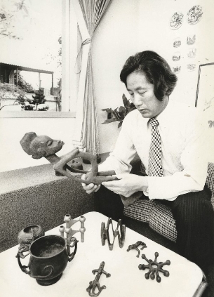 1970 홍익대 연구실